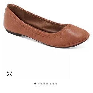 Lucky Brand Women’s Cognac Ballet Flat